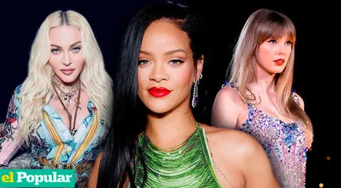Tres grandes figuras femeninas de la música pop encabezan la lista de las mujeres más ricas según Forbes.