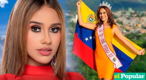 Ella es Krisangel Cárdenas, la venezolana que fue coronada como Miss Teen Internacional.