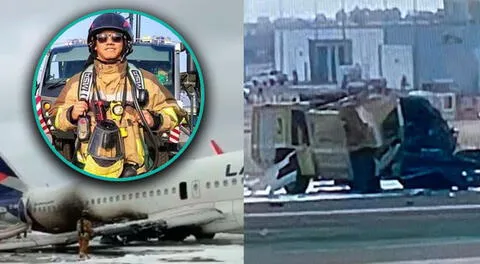 Bombero que quedó gravemente herido tras choque con avión de Latam perdió la vida.