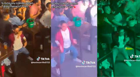 Una pareja bailaba una salsa choque, pero un joven se pone delante y se roba el show