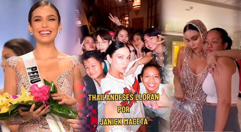Janick Maceta desata conmoción en Tailandia: Fans lloran al ver a la ex Miss Perú Universo