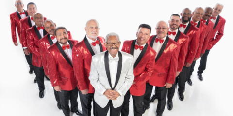 "El Gran Combo" de Puerto Rico felices de brindar concierto en Perú.