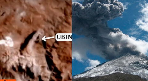 Explosión del volcán Ubinas de este jueves 6 de julio fue captado desde el espacio por imágenes sorprendentes