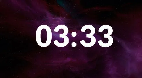 Descubre el significado de las horas espejo 03:33.