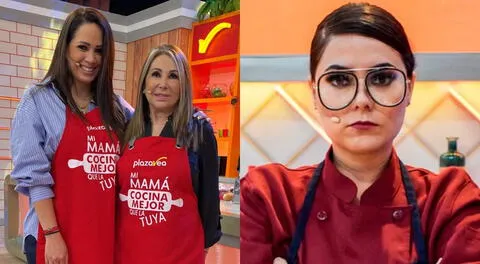 Melissa Klug y su mamá participaron del programa 'Mi mamá cocina mejor que la tuya'.