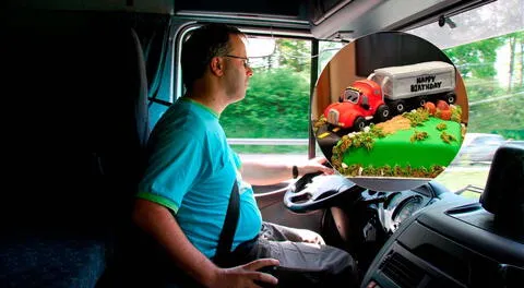 Pide un paseo en camión por su cumpleaños y recibe una caravana de 40 camioneros que irán a su fiesta