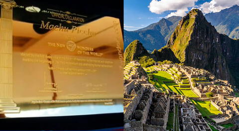 Aparece placa de oro y pergamino de Machu Picchu.