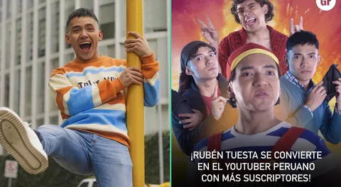 Rubén Tuesta se ha posicionado como el youtuber con más suscriptores del país.