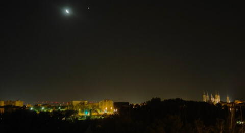 Este fenómeno astronómico será visible en nuestro planeta gracias a la distancia y a la curvatura de la Tierra.