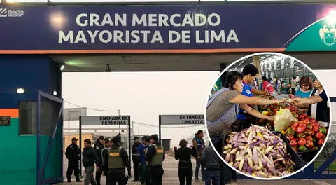 Comerciantes del Gran Mercado Mayorista de Lima, ubicado en Santa Anita, anuncian paro el 14 y 15 de julio.