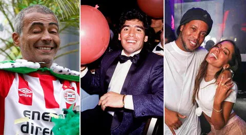 Maradona, Romario y Ronaldinho deslumbraron al mundo por su talento en el fútbol.