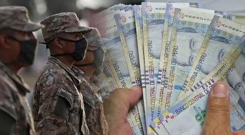 Este es el sueldo de un militar en el Perú.