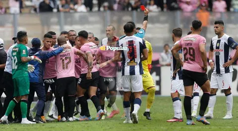 Alianza Lima y Sport Boys protagonizaron tenso momento.