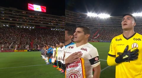 ¡Emotivo! Así se entonó el Himno Nacional del Perú en el Monumental durante el Universitario vs. Corinthians