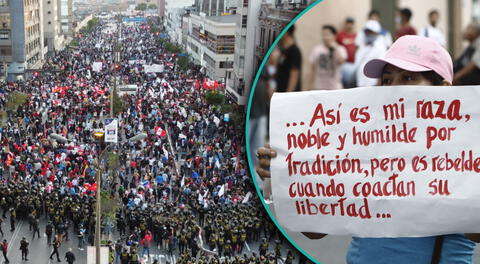 Tercera Toma de Lima y el recorrido de los manifestantes.