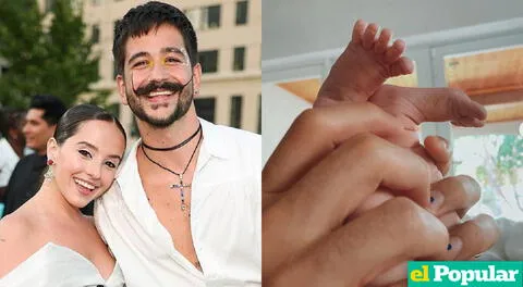 Camilo y Evaluna revelaron el rostro de su bebé Índigo en la bienvenida de Lionel Messi