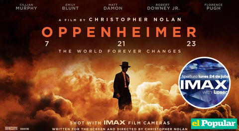 Se apertura la primera sala IMAX en Perú con Oppenheimer