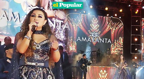 Amaranta en concierto: su tributo a tunantada en Lima.