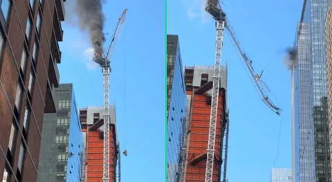 Una grúa colapsa sobre rascacielos de Nueva York y provoca cuatro heridos [VIDEO]