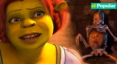 En el minuto 37 de Shrek, vemos un enorme caldero junto a un recetario.