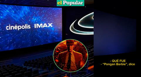 Usuarios se quejaron de la mala reproducción de Oppenheimer en salas IMAX.
