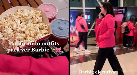 Joven va a ver Barbie y califica los 'outfits' de los asistentes: "No sean como ella"
