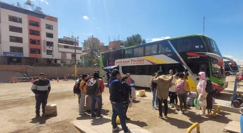 Los pasajeros se mostraron muy asustados ante lo ocurrido.