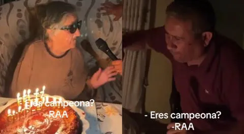 La señora tuvo insólita respuesta en su cumpleaños.
