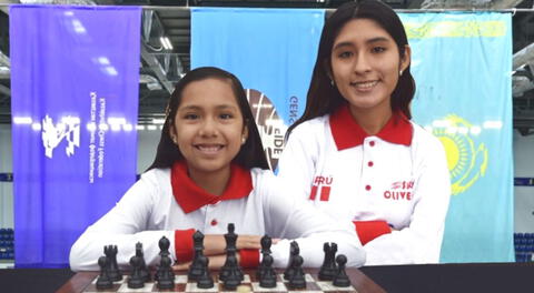 Fiorella Contreras e Irina Rojas lograron medallas en campeonato de ajedrez.