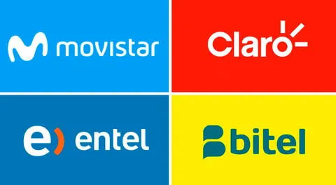 Claro, Movistar, Entel y Bitel son las compañías privadas que dominan el mercado de telecomunicaciones en Perú.