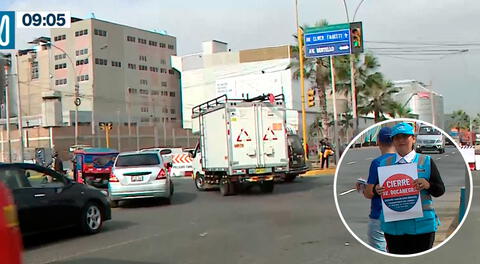 Inicia plan de desvío vehicular en la avenida Bocanegra por obras de la Línea 2 del Metro de Lima y Callao