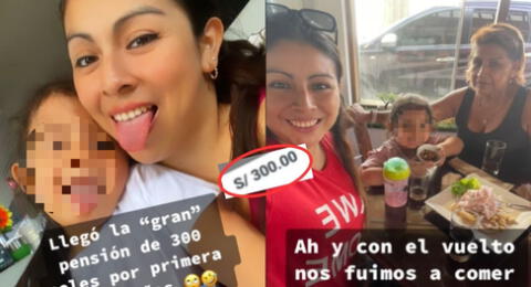 Peruana revela qué hace con los 300 soles que envía el papá de su hija y es viral en TikTok.