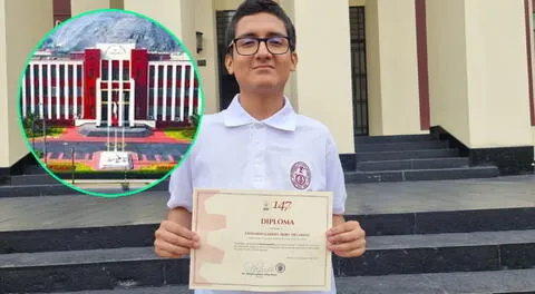 Joven genio que ingresó a la UNI y ocupó el tercer puesto.