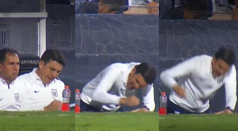 Mauricio Larriera y su impensado gesto furioso durante el Alianza Lima vs. Alianza Atlético se hace viral.