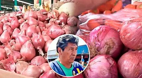 La cebolla también se encuentra caro en el país. Ya se viene importando de Bolivia.