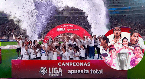 Universitario de Deportes se consagró campeón del fútbol femenino tras vencer 2-1 en el global.