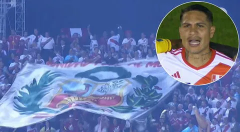 Emotivo: peruanos cantaron así el Himno Nacional en Ciudad del Este en el debut de Eliminatorias 2026.