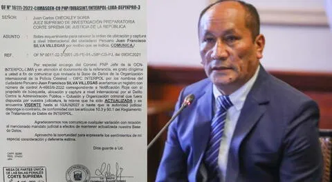 Ex ministro Juan Silva se encuentra con Notificación Roja