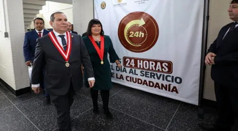 El presidente del Poder Judicial Javier Arévalo inauguró la Unidad de Flagrancia de Lima Centro