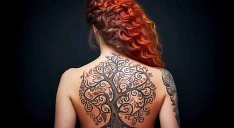 El tatuaje del árbol de vida puede tener un mensaje muy importante en la vida de una persona.