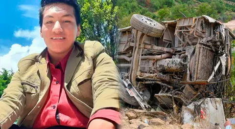 Bus cayó a un abismo de 300 metros en Huancavelica.