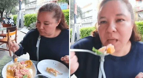 Mexicana queda en shock al probar ceviche por primera vez en Perú y reacción es viral: "Buenazo"