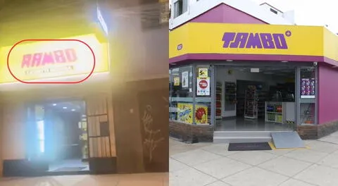 Empresario pone a su tienda con el nombre "Rambo".