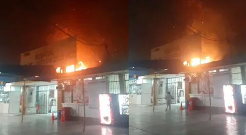 Incendio en hospital de Puente Piedra.