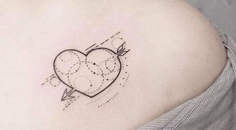 Conoce el significado del tatuaje del corazón más común.