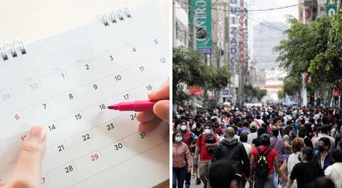 Conoce la fecha oficial de feriados y días no laborables del mes de octubre en Perú.