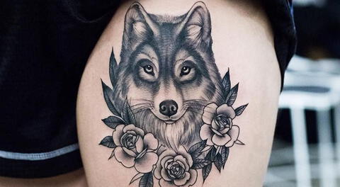 Conoce el significado del tatuaje de los lobos.