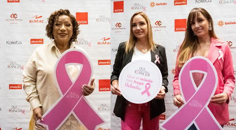 Bartola junto a Celine y Marisol Aguirre se unieron a campaña de la Liga Contra el Cáncer.