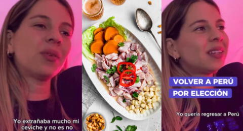 Venezolana que regresó a su país dice que extraña el ceviche peruano y es viral en TikTok.