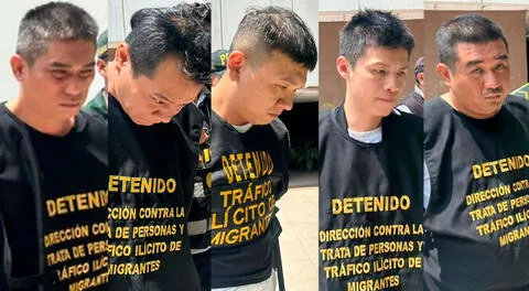 Sujetos están detenidos en la Dirincri del Cercado de Lima.